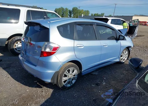 2009 Honda Fit Sport из США, поврежденный, VIN JHMGE88439S007675